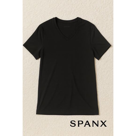 Spanx Men’s Black Sculpting Compression Shirt XL - Picture 1 of 3